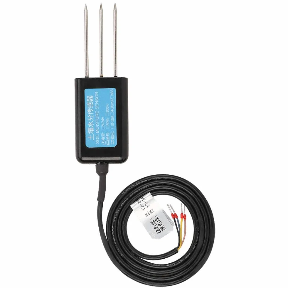 Sensor de Humedad del Suelo 0-10V Impermeable Invernadero Medidor Probador Riego