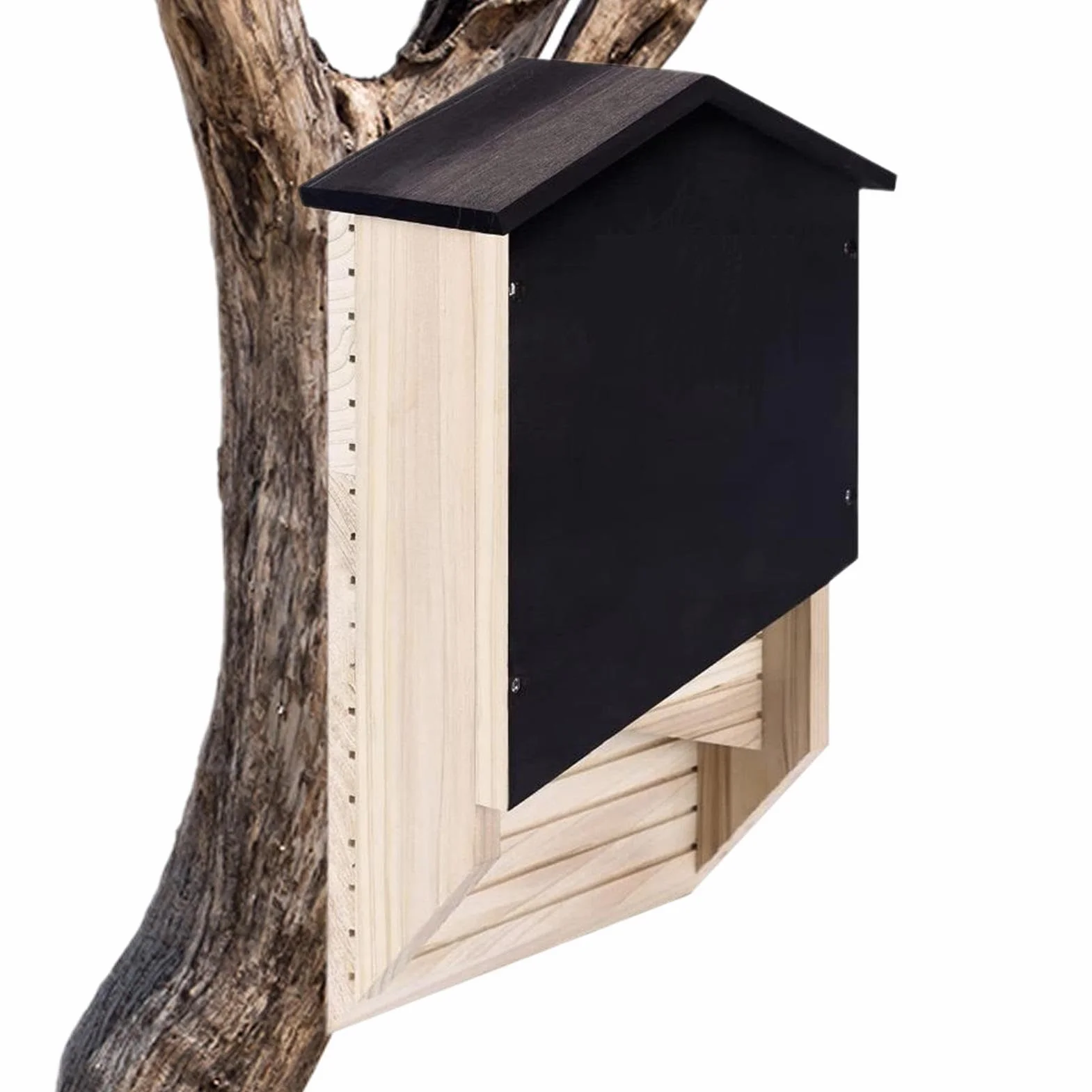 Refugio Exterior para Murciélagos - Caja de Madera Reutilizable, Decoración Casa
