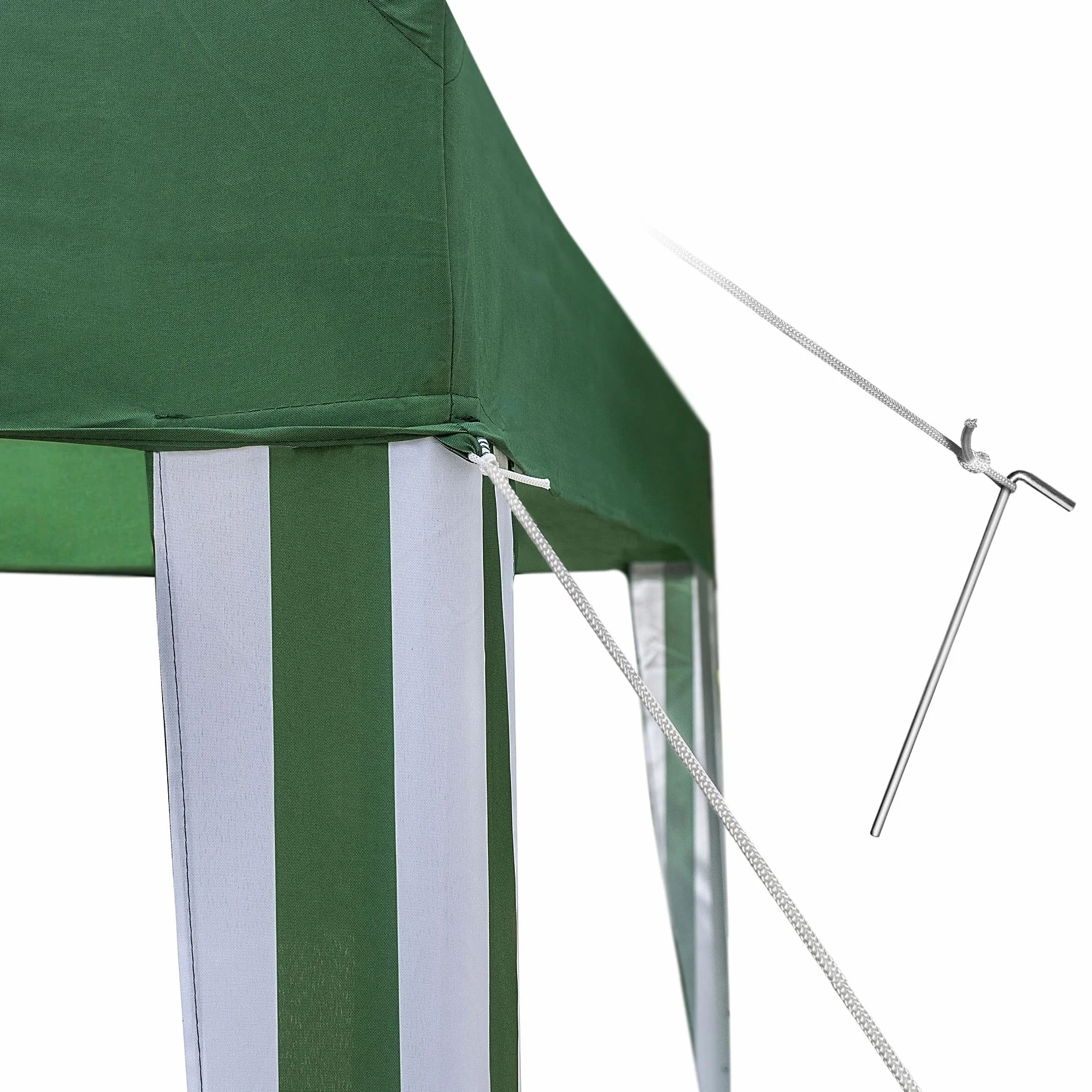 KADAX Cenador plegable para jardín 2,9x2,9x2,55 m resistente a la intemperie verde