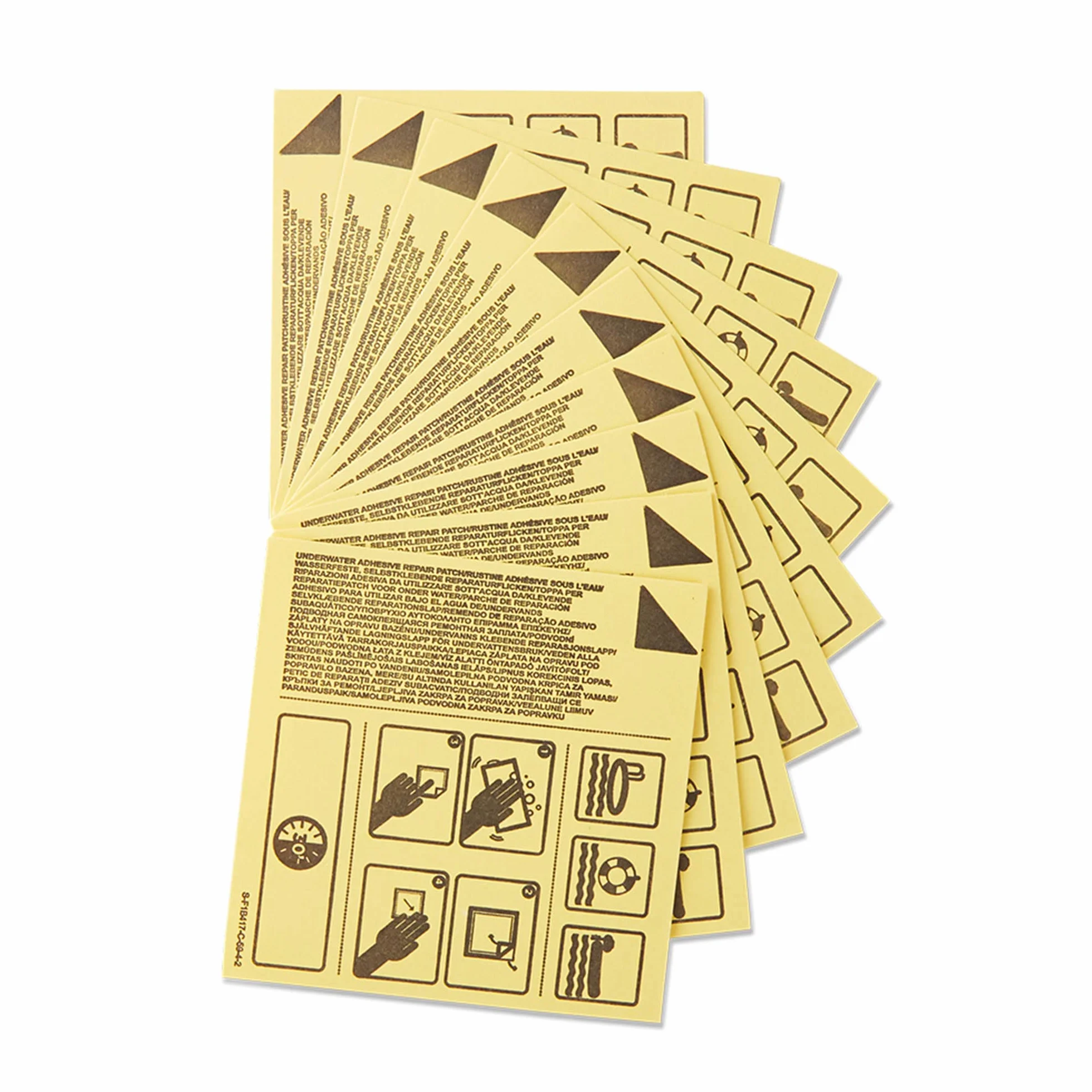 Bestway Flowclear Parches de reparación adhesivos subacuáticos 6,35 x 6,35 cm 10 uds