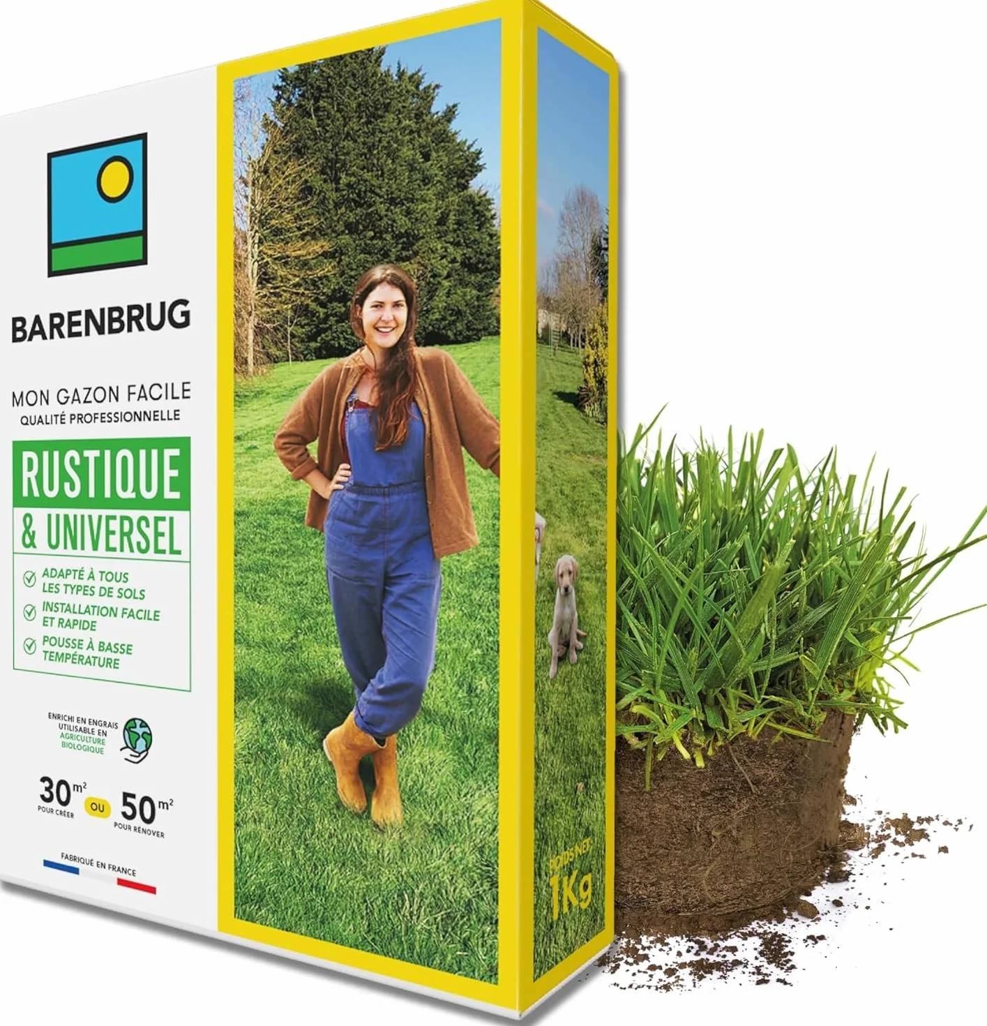 BARENBRUG Césped Rústico y Universal 1 Kg