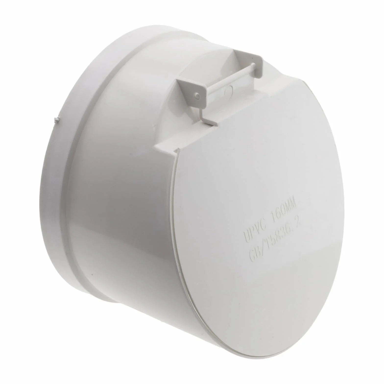 Rury drenażowe PVC 50-160 mm z zaworem zwrotnym antyinsektowym biały
