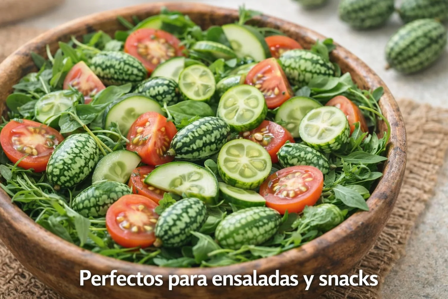Mascarell Semillas SANDÍA Cucamelon Sandia Raton Semillas Huerto Orgánica 0,05 Gramos