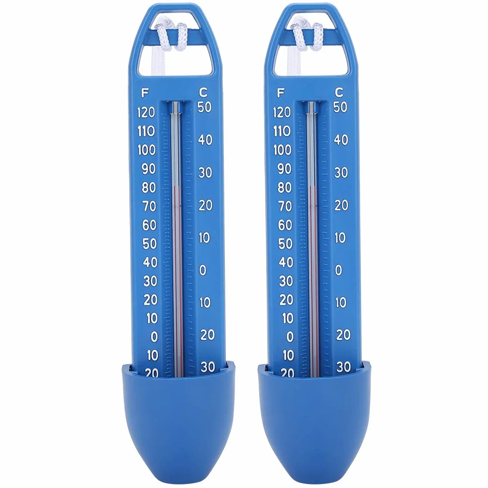 Termómetro Flotante para Piscina 2 Unidades Fácil de Leer Pantalla de Temperatura