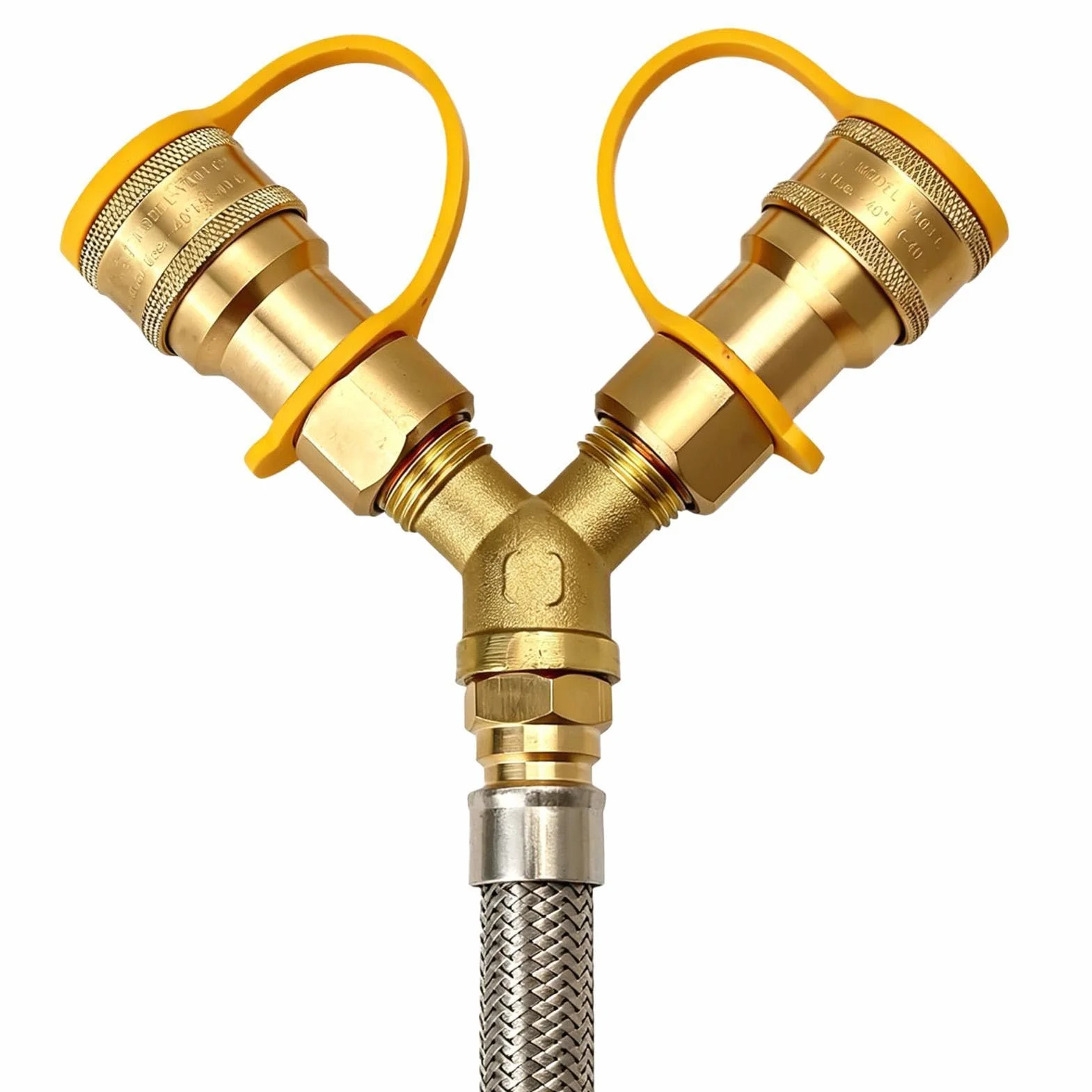 Conectores Rápidos Para Gas Equipo Portátil Desconexión Rápida Latón | Conector Veloz Para Gas Para Hogar, Casa, Exterior, Cocina, Baño, Parrilla, Barbacoa Y Camping