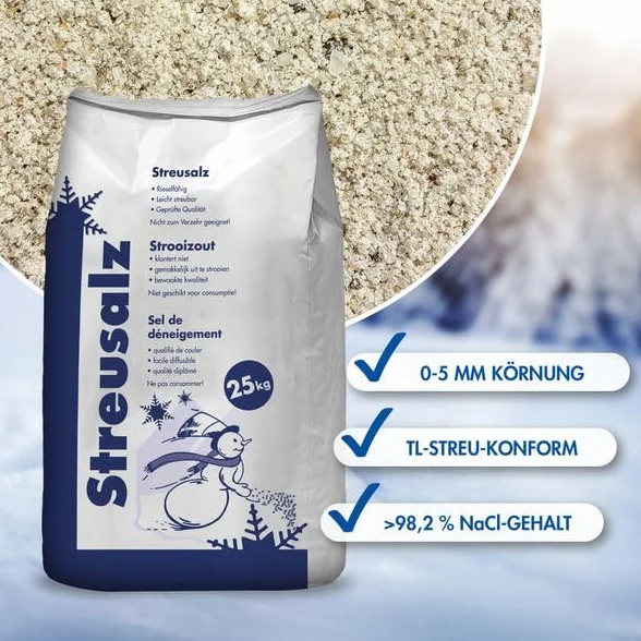Hamann Sal para hielo y nieve 100 kg 4 x 25 kg