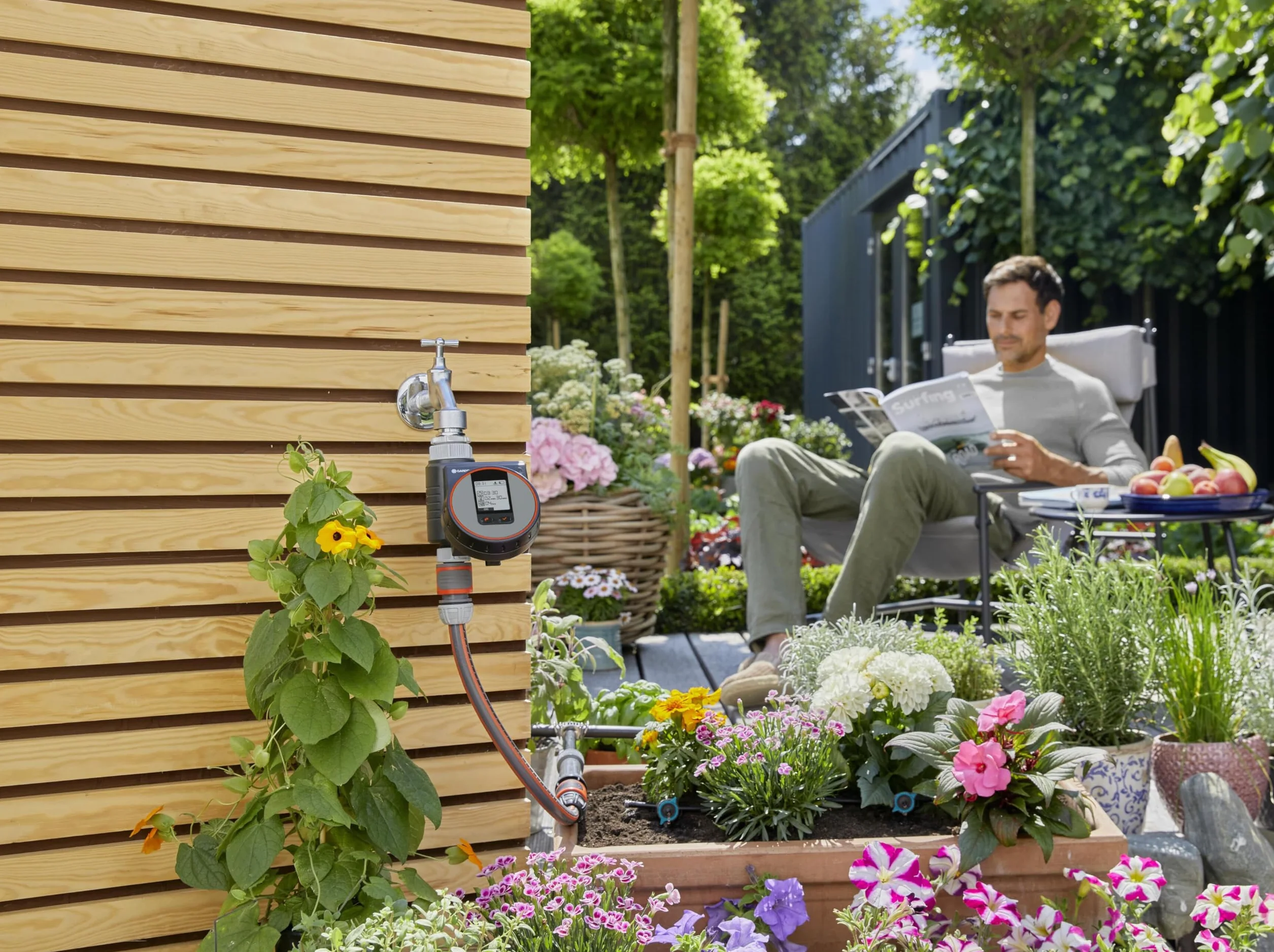 Gardena programador de riego Flex 1890-20 riego automático Water Now