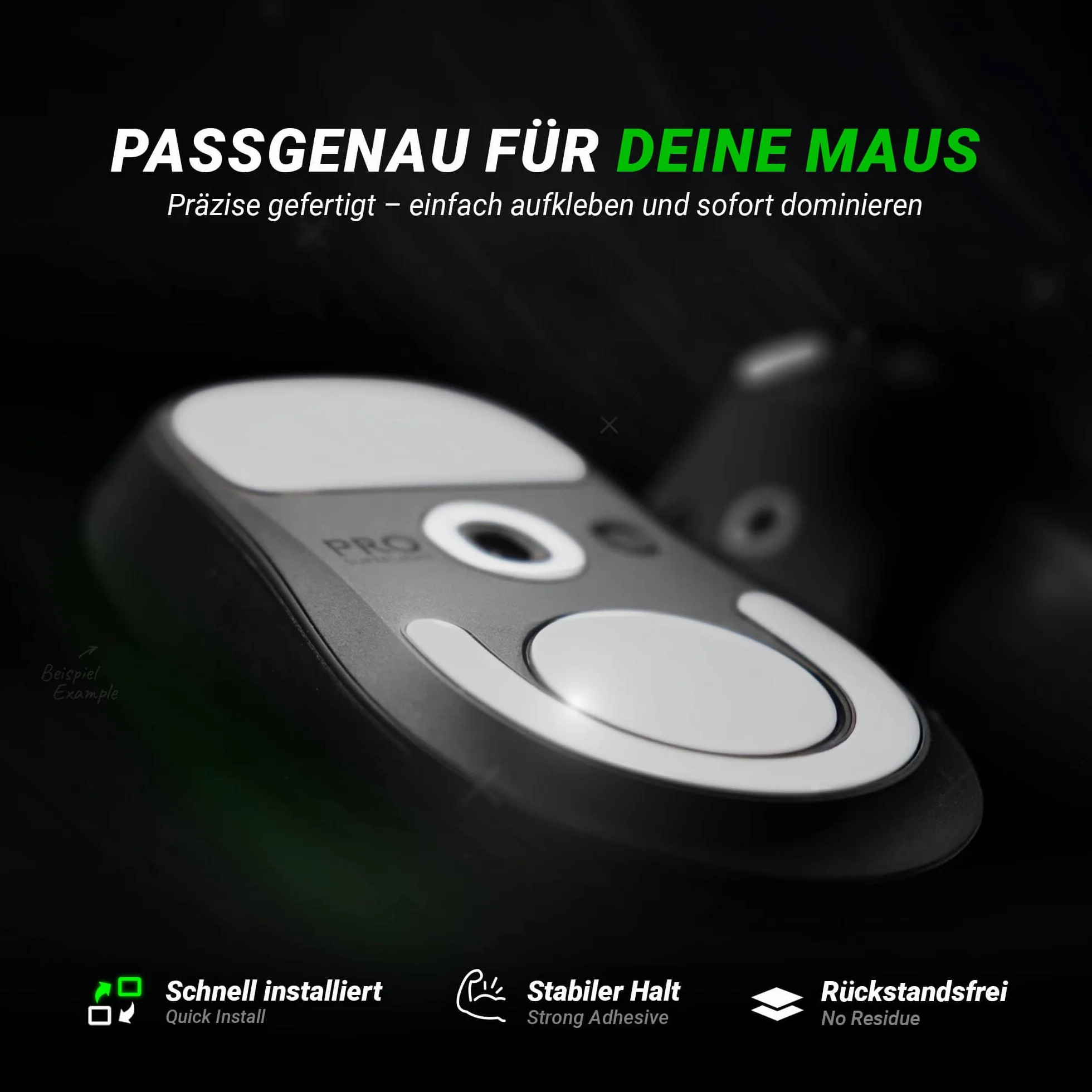SensoryBoost HPS Glides PTFE Mouse Skates compatibles con Logitech G Pro X Superlight 2