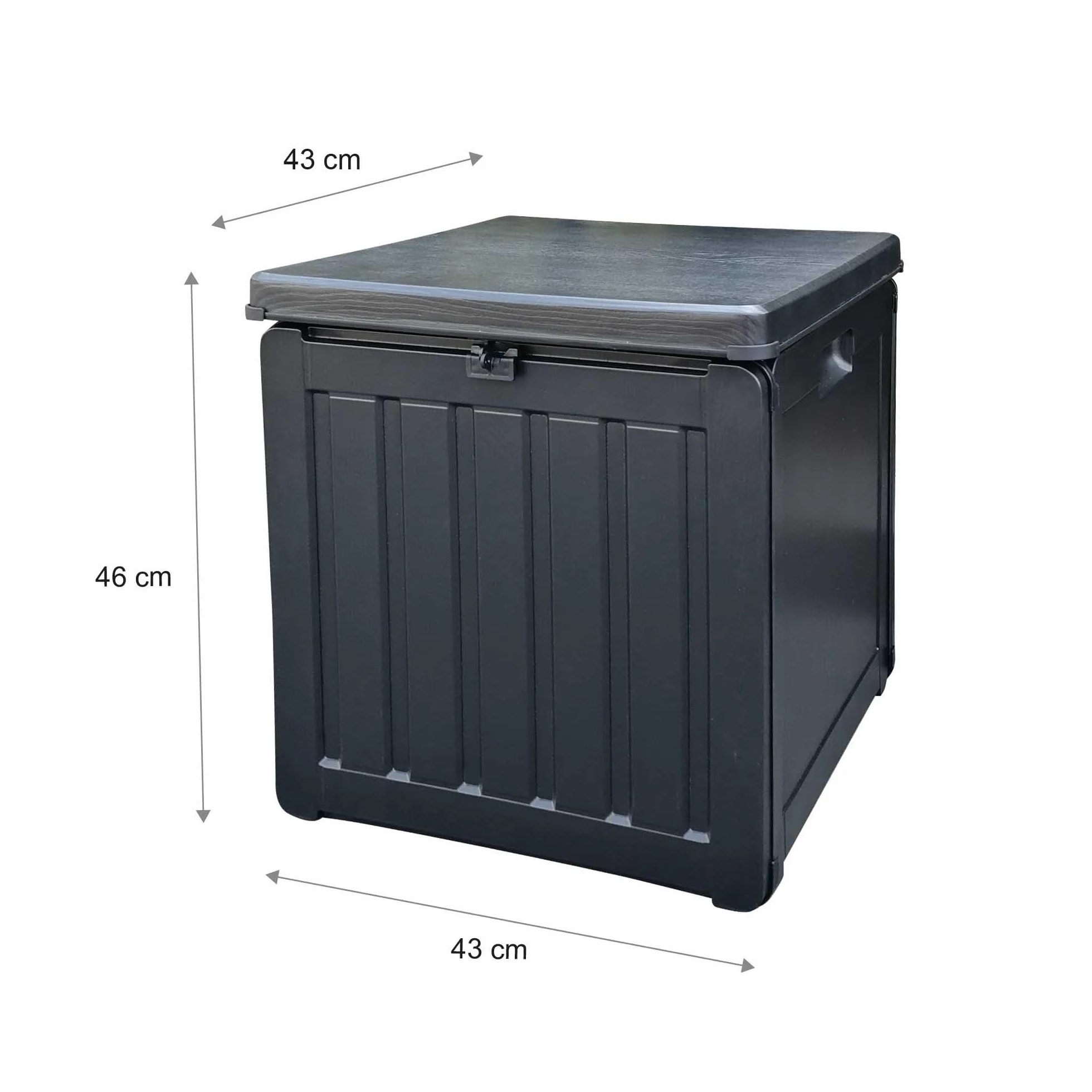 Gardiun Baúl Resina Exterior 42,8x42,8x46,4 cm 76L