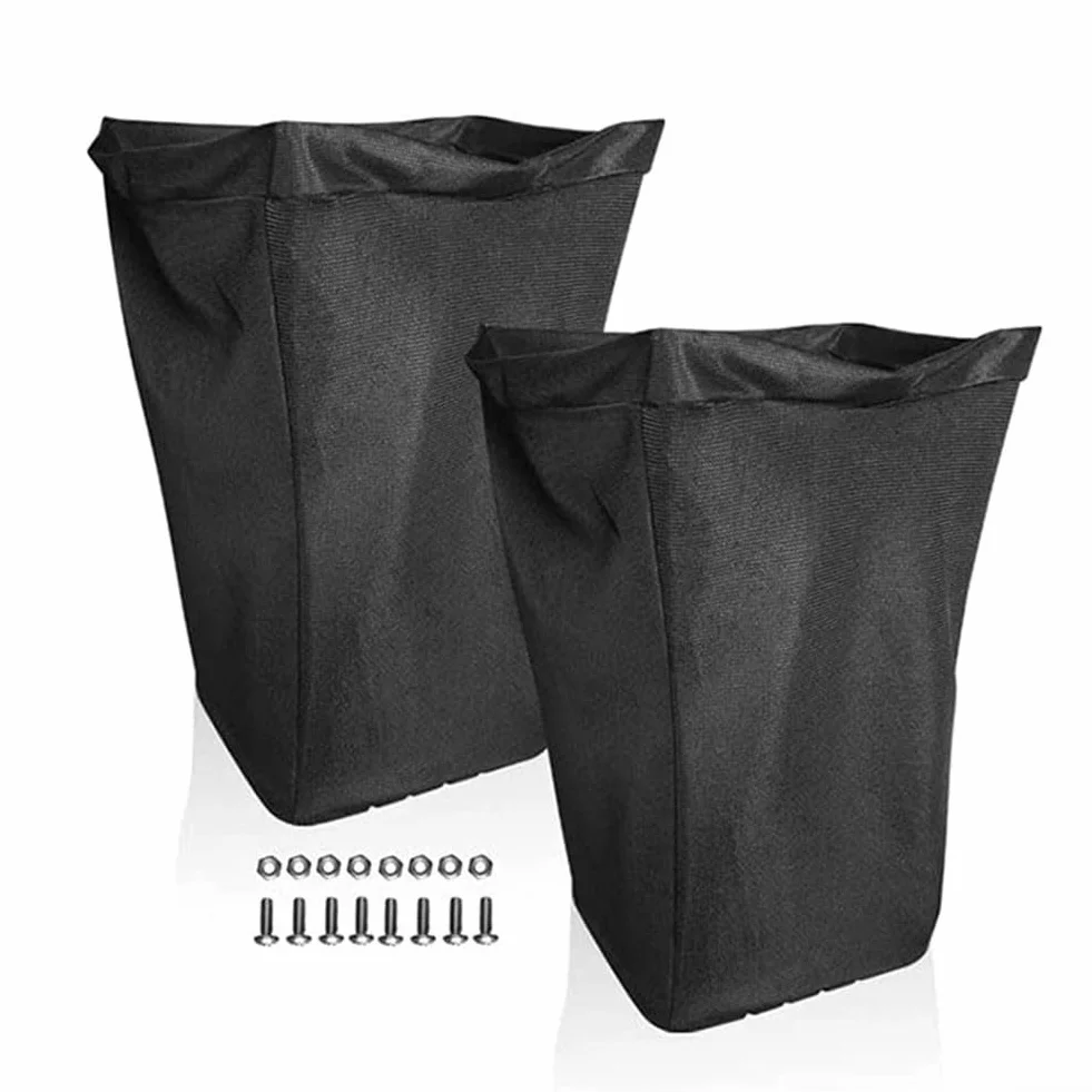 Paquete de 2 bolsas de césped AM122416 AM101602 para tractores serie 100 G100 G110 L100 LA115 D130 E170 Z225 Z425 bolsas de recogida de material de fibra y plástico