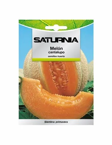 SATURNIA Semillas Melon Cantalupo 3g Frutas Huerto