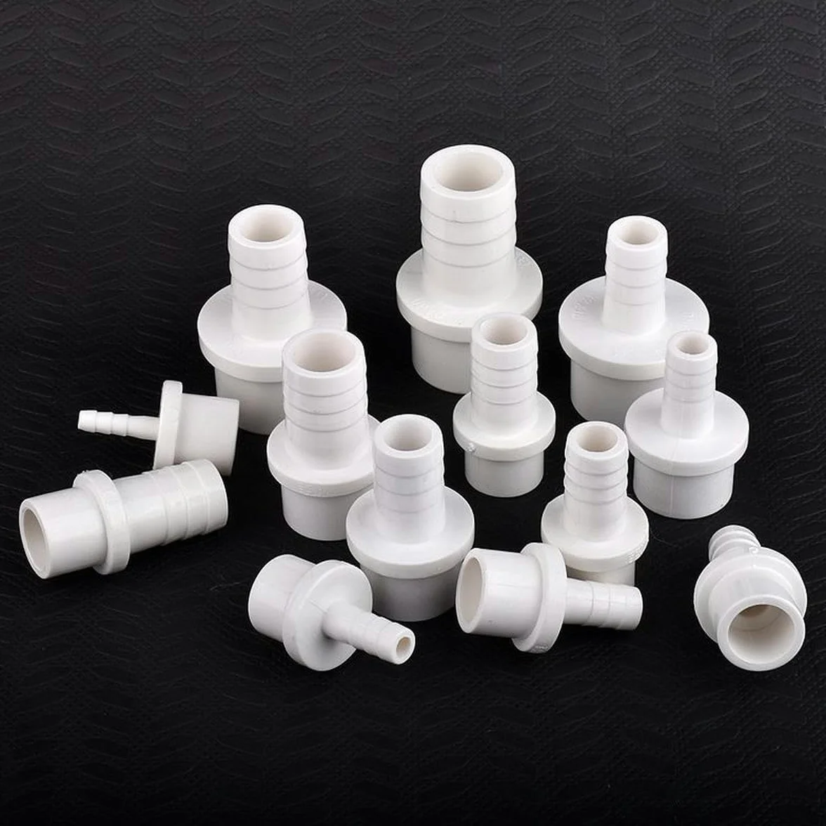 Conector de pagoda de PVC para tubería de riego de jardín, adaptador de manguera blanda, accesorios de unión, 1 a 20 piezas, diámetro exterior de 20/25/32-5/8/10/12/14/16/18/20/25 mm, 20 unidades, di