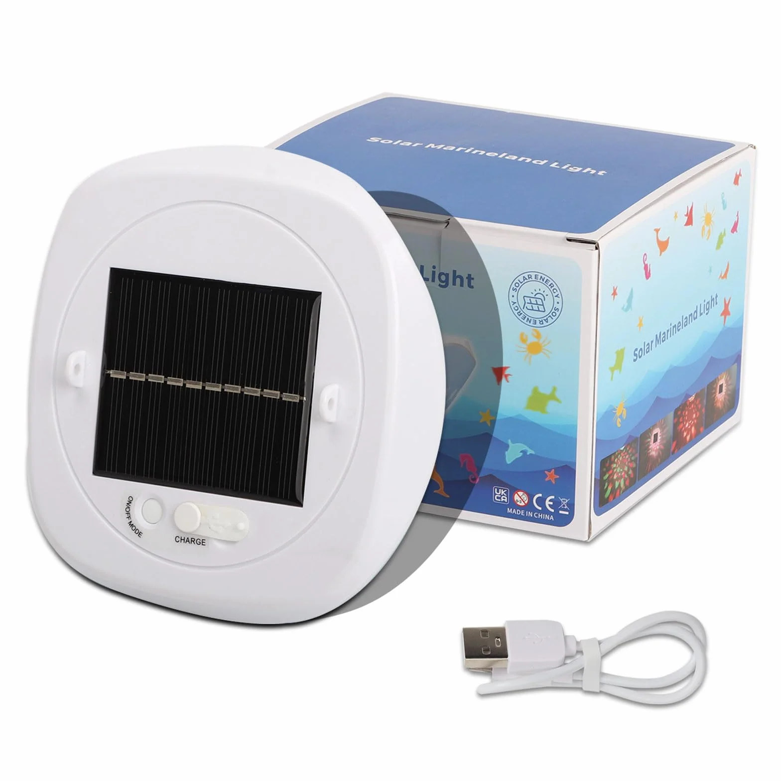 Longzhuo Iluminación solar para piscina flotante USB bajo el agua con mando a distancia