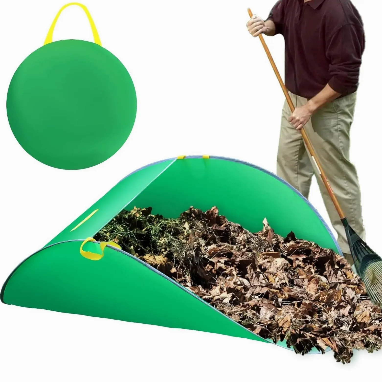 Bolsa para Residuos de Jardín Bolsa de recolección hojas plegable emergente | Jardín Reutilizable