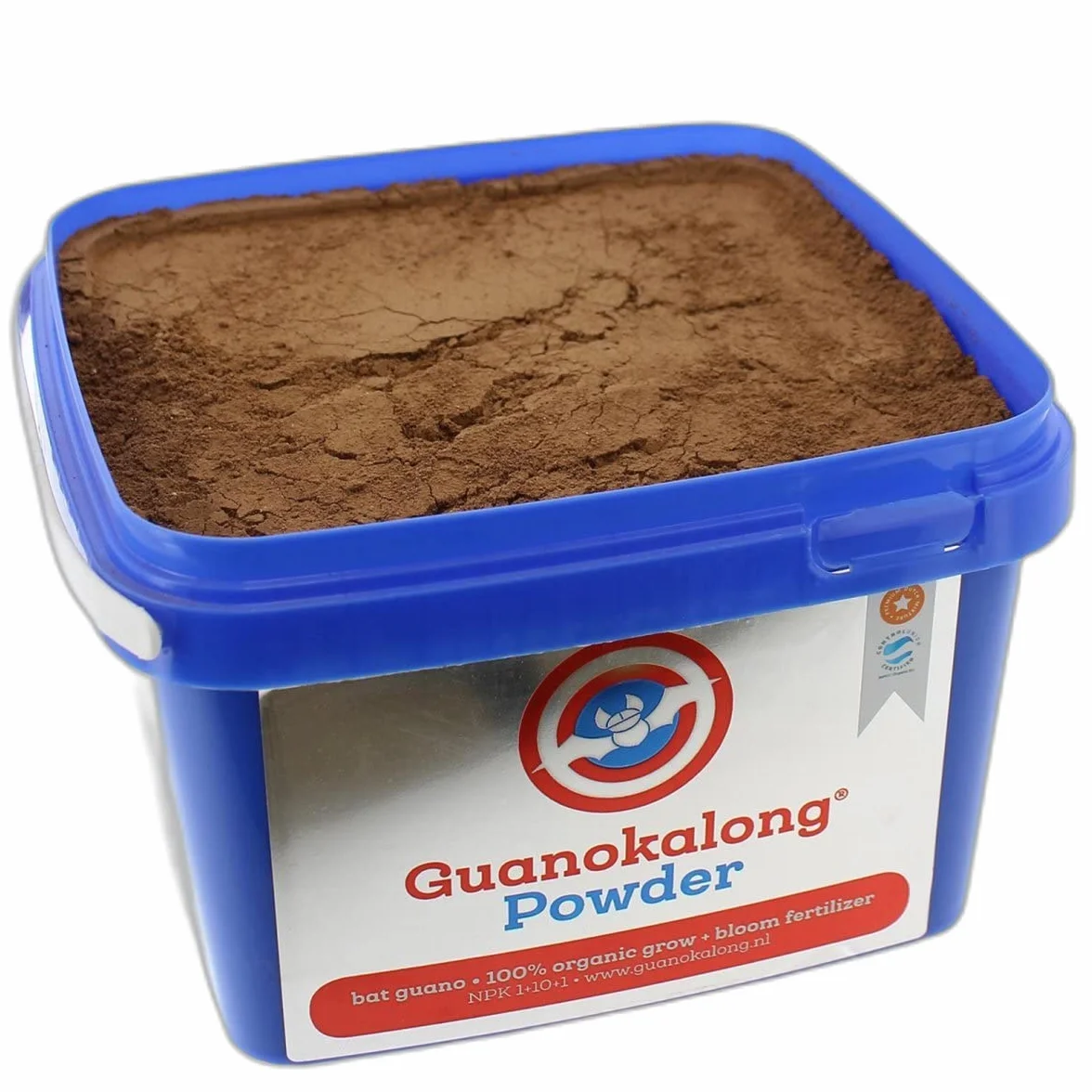Guanokalong Guano de Murciélago en Polvo 1Kg Fertilizante Orgánico Liberación Lenta
