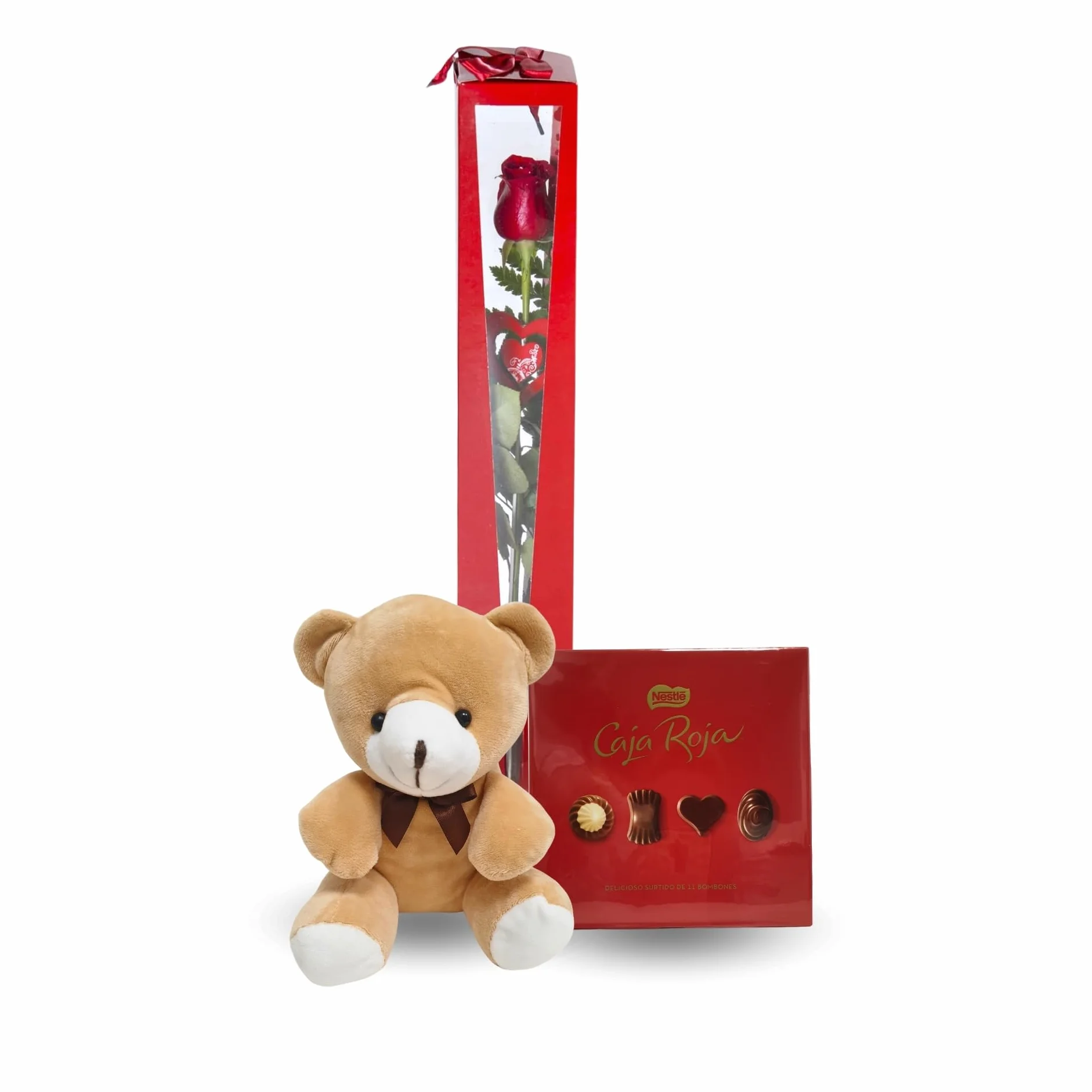 Regalo Una Flor Rosas Naturales a Domicilio Pack Deluxe