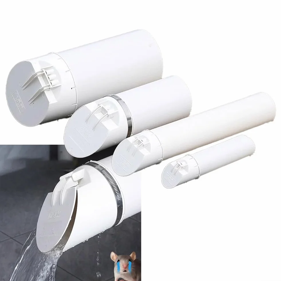 Drenaje de piso Válvula de reflujo anti cierre automático Tubo de PVC Cubierta anti olor 160mm