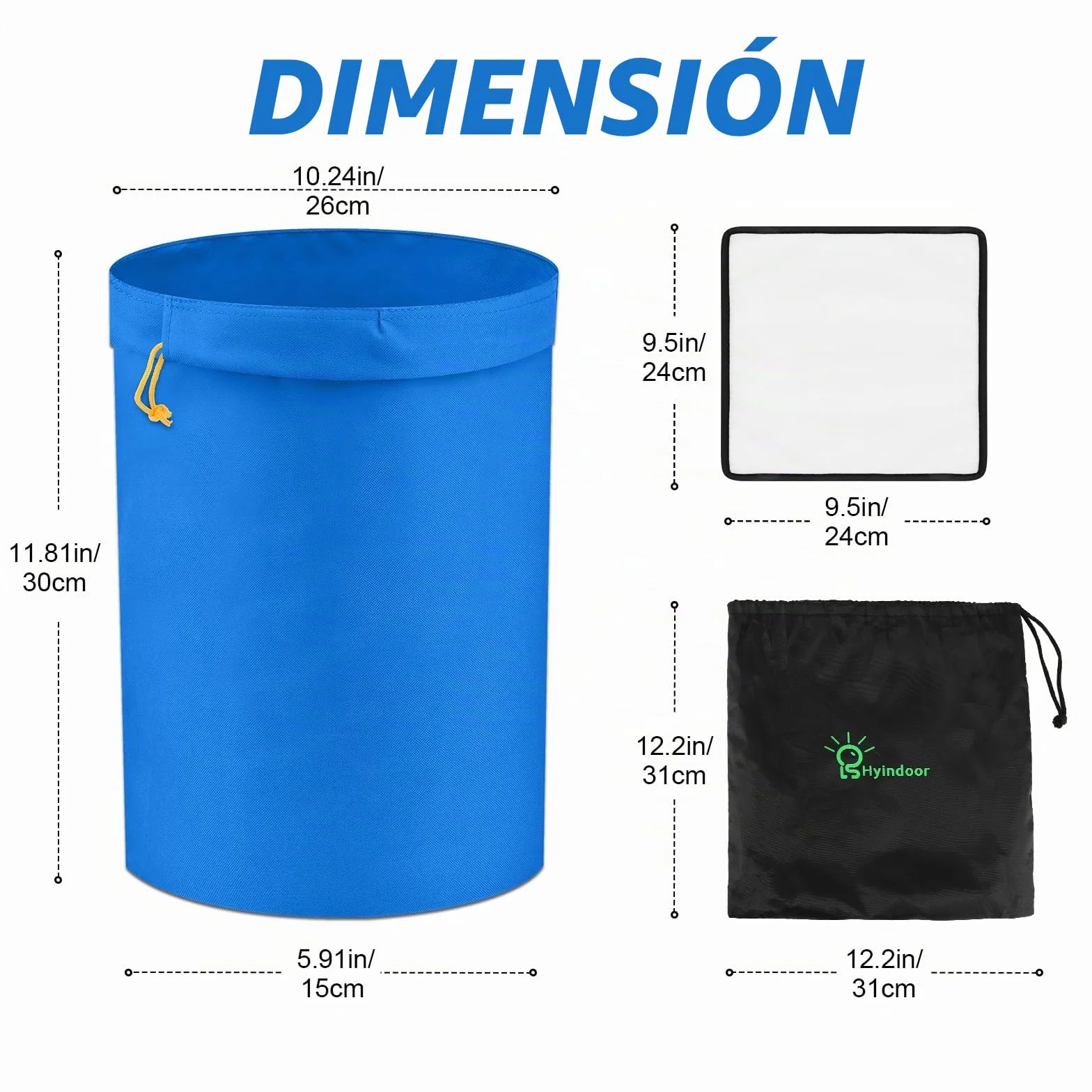 Hyindoor 4L 1 Gallon Bubble Hash Bag Bolsa de Extracción de Esencia de Hierbas Juego de 5 PCS