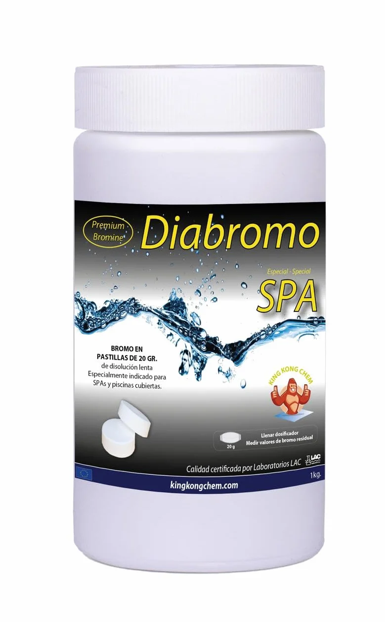 Diabromo 1 kg - Bromo Desinfectante para SPA y Piscinas Cubiertas