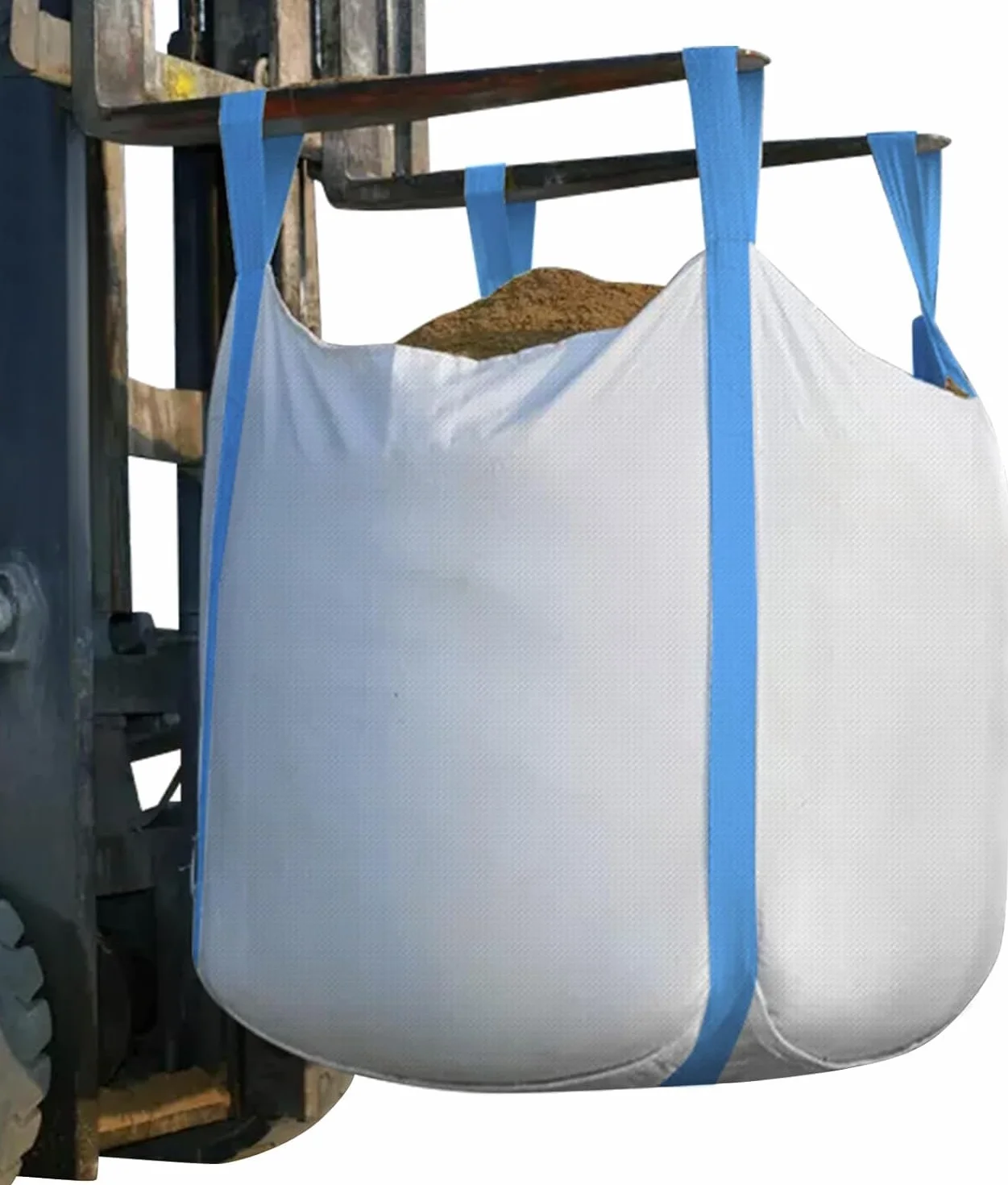 SHOPROM Bolsas de jardinería homologadas BigBag 1000 kg de polipropileno resistentes y reutilizables para eliminación de materiales de construcción y agrícolas ideales para almacenamiento (fondo