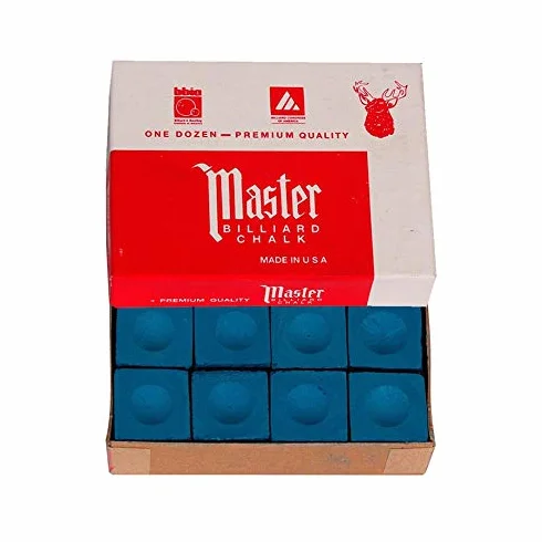 Tiza Billar Master Azul 12 Unid 3003.010-13104