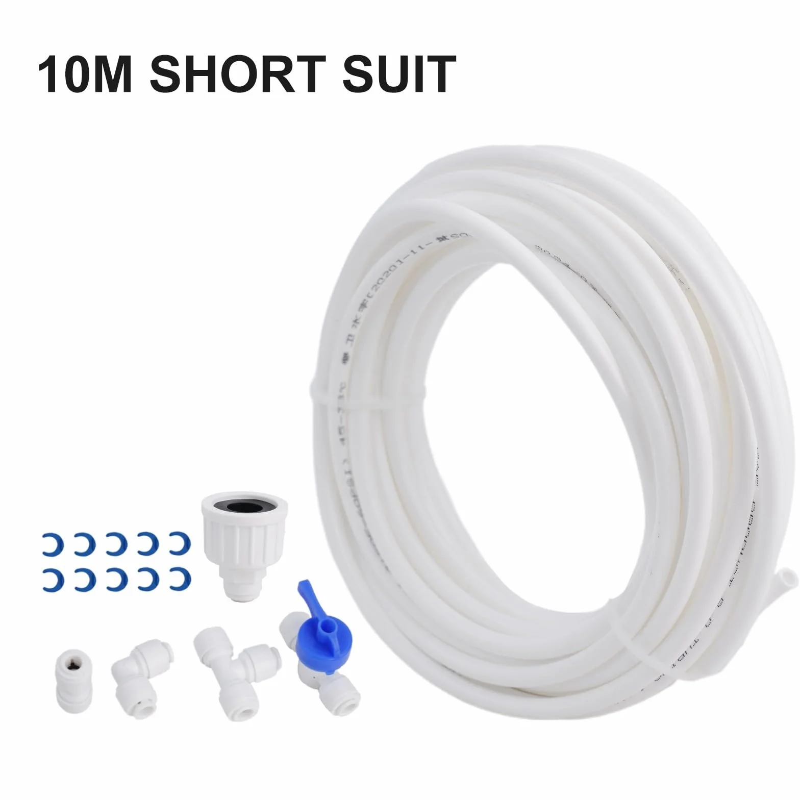 Tubo de manguera de agua de 14 pulgadas para purificadores RO, filtros de jardín, 10 m