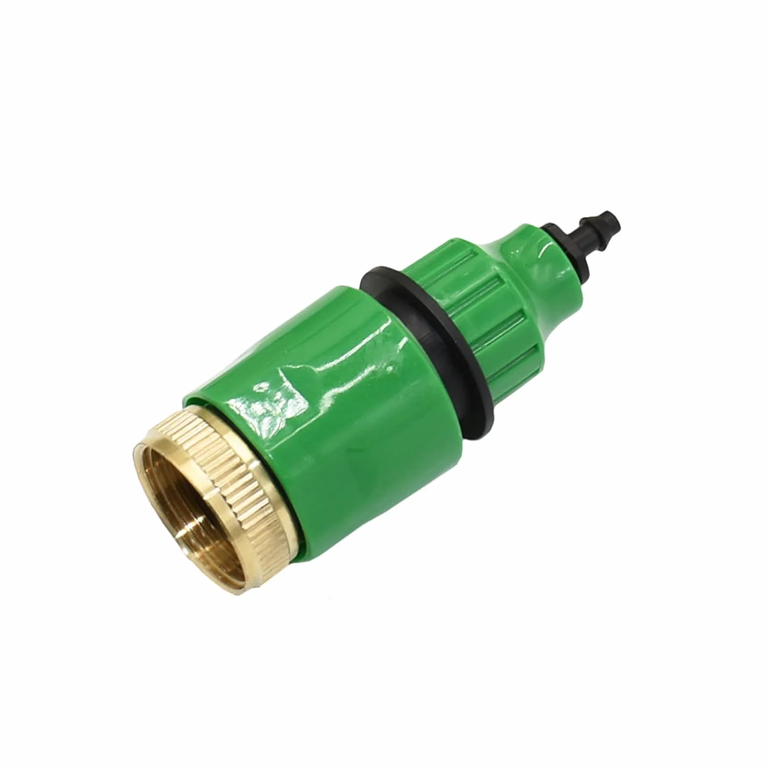 Adaptador de manguera de jardín Riego de latón hilo hembra de 3/4 a 1/4"Manguera de jardín Acoplamiento rápido 3/4 a 8/11 Irrigación de goteo 1/4" Adaptador de manguera 10pcs (Color : Green)