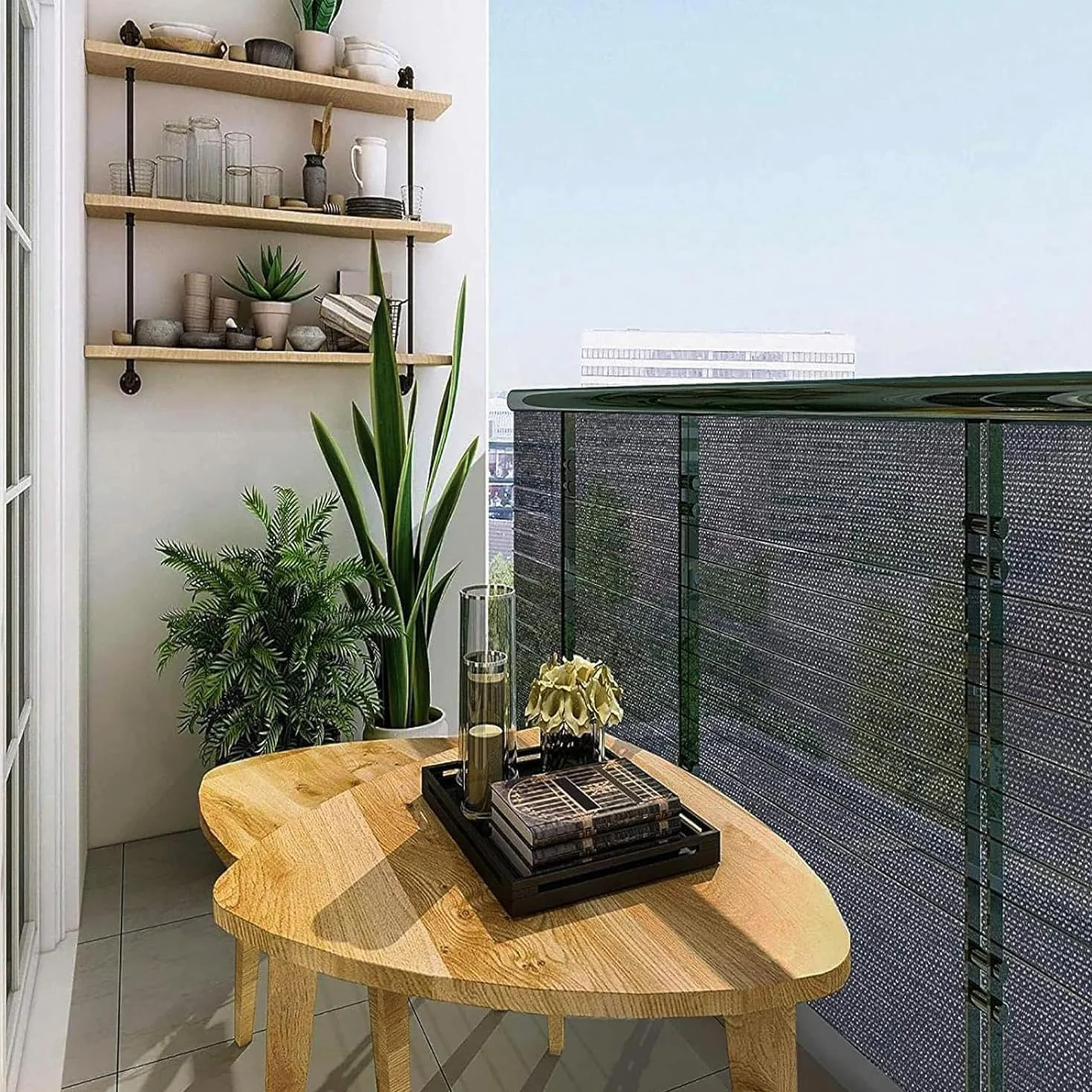 Malla de Sombra HDPE 80-95% UV con Ojales para Jardín Invernadero Pérgola