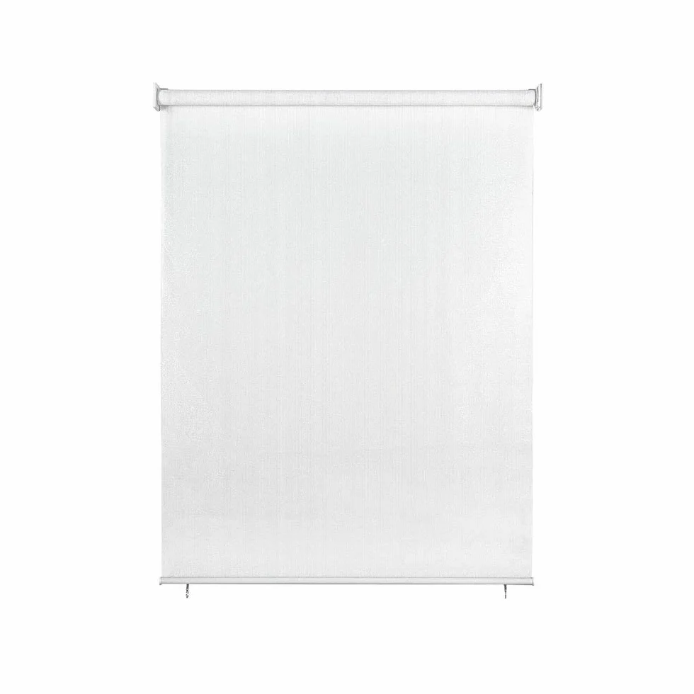 paramondo Estor Vertical Enrollable para Exterior Anti UV Protección de la Privacidad Impermeable Resistente, 140 x 240 cm [AnXAl] Blanco