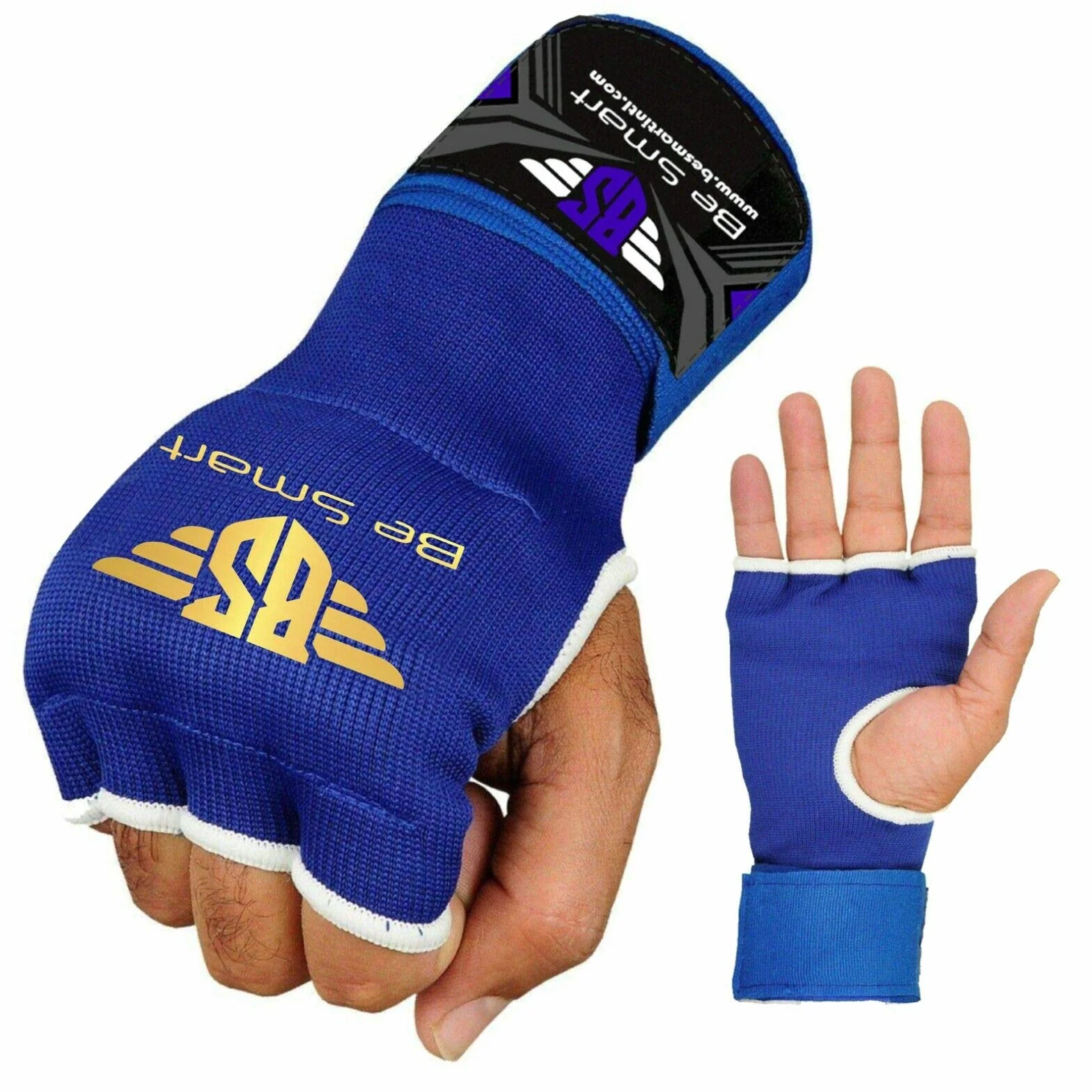 BeSmart Envolturas de mano interiores guantes boxeo puño acolchado vendajes MMA Muay Thai