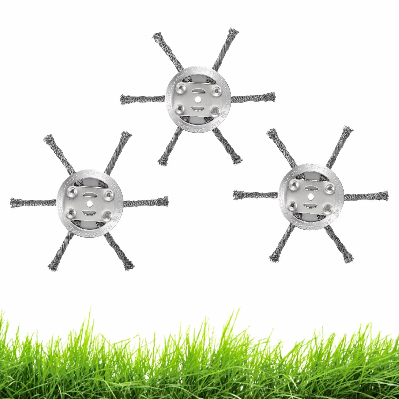 Cepillos para desbrozadora de césped, diámetro interior 5 mm, accesorio cabezal de repuesto
