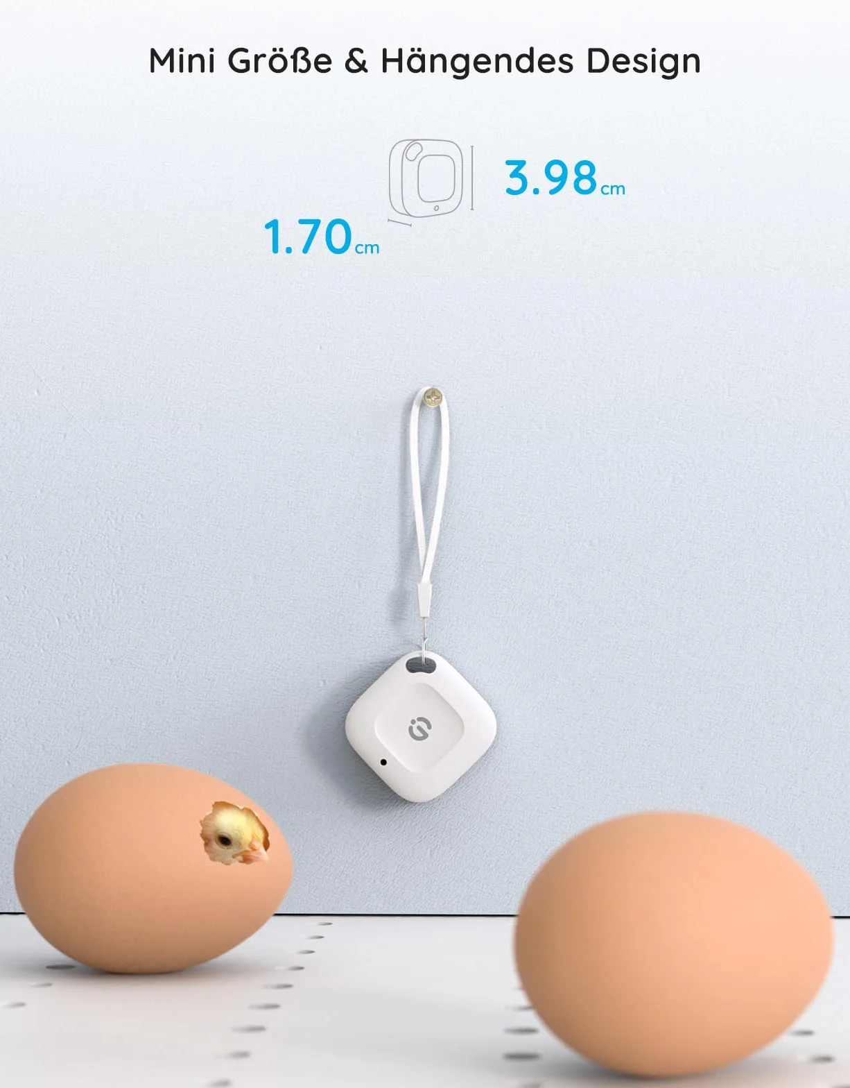 GoveeLife Termómetro higrómetro interior 2 paquetes, medidor inteligente de temperatura y humedad con alarma y almacenamiento de datos