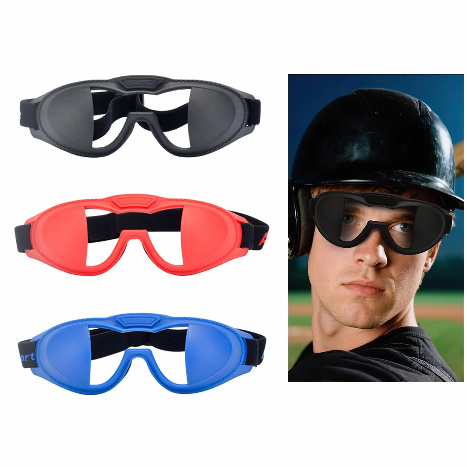 Gafas de entrenamiento ligeras a prueba de polvo para fútbol baloncesto deportes