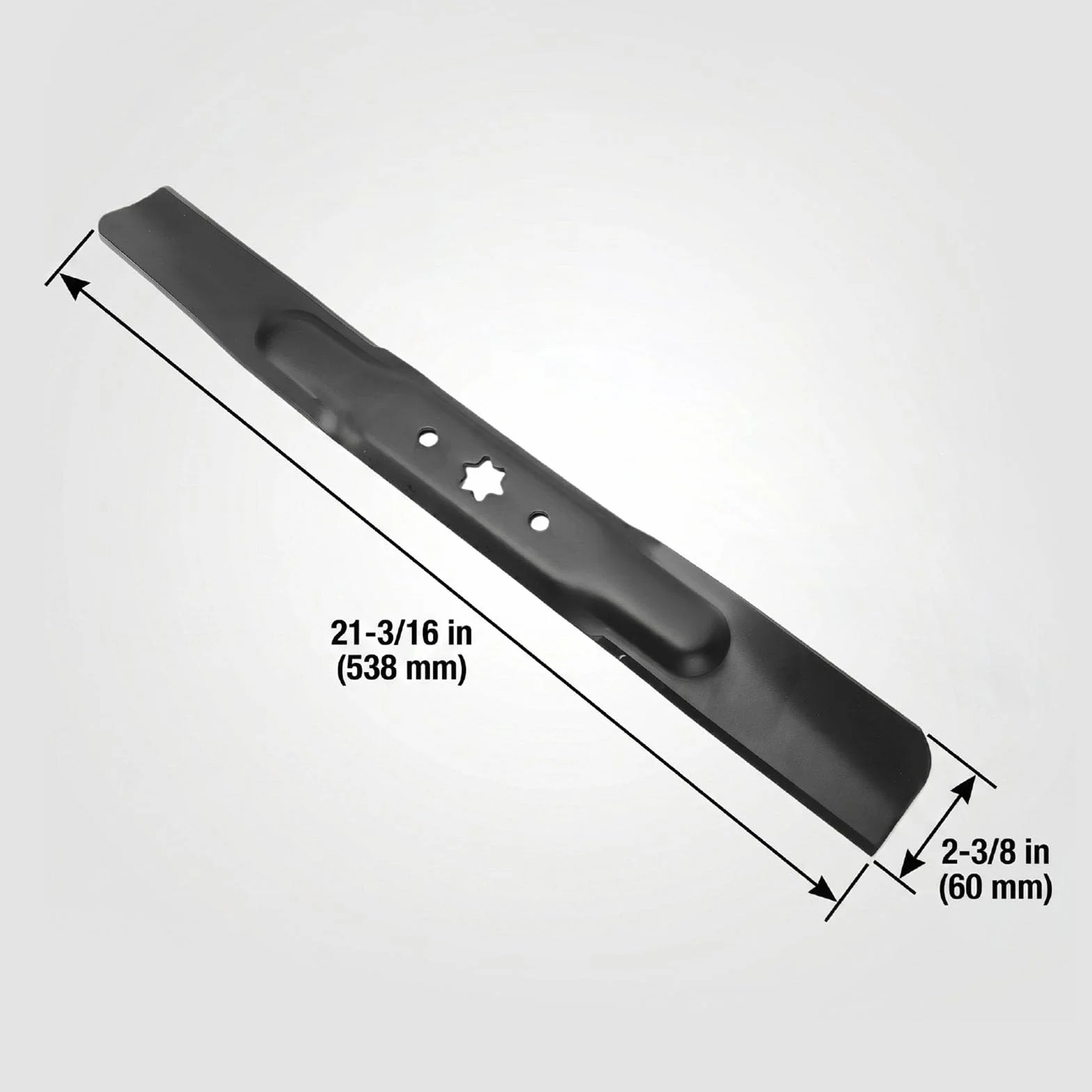 AMONIDA Cuchillas para Cortacésped de 42 Pulgadas de Elevación Alta, 2 uds., Repuesto para Troy Bilt, Acero Duradero