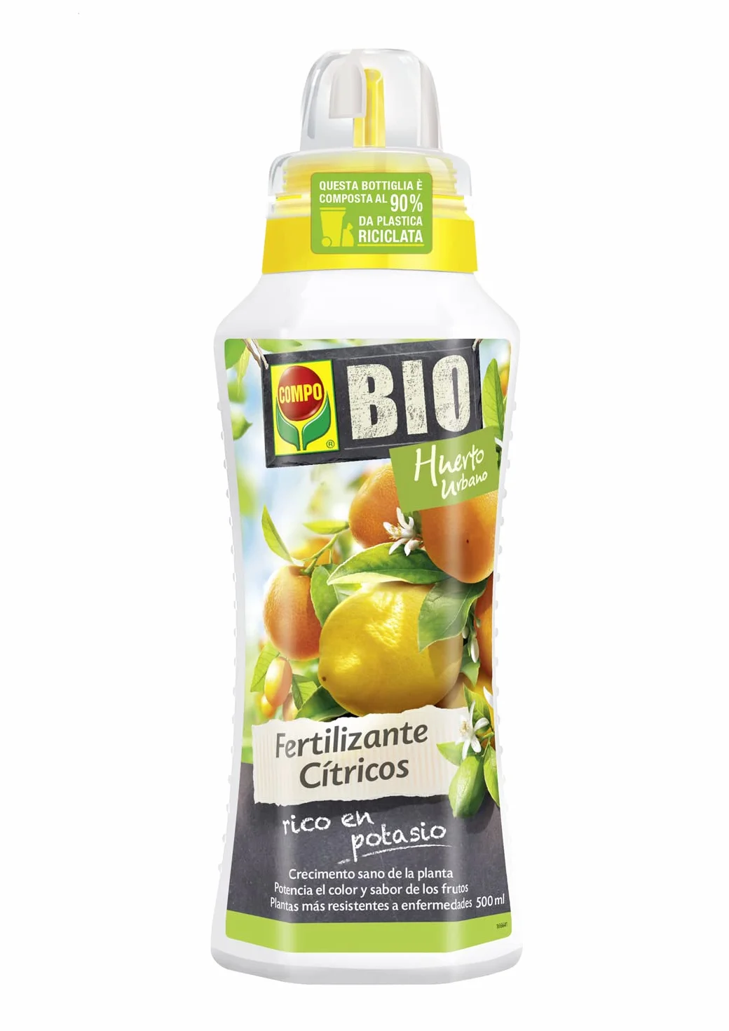 COMPO Fertilizante Cítricos Huerto Urbano, Rico en Potasio, 500mL