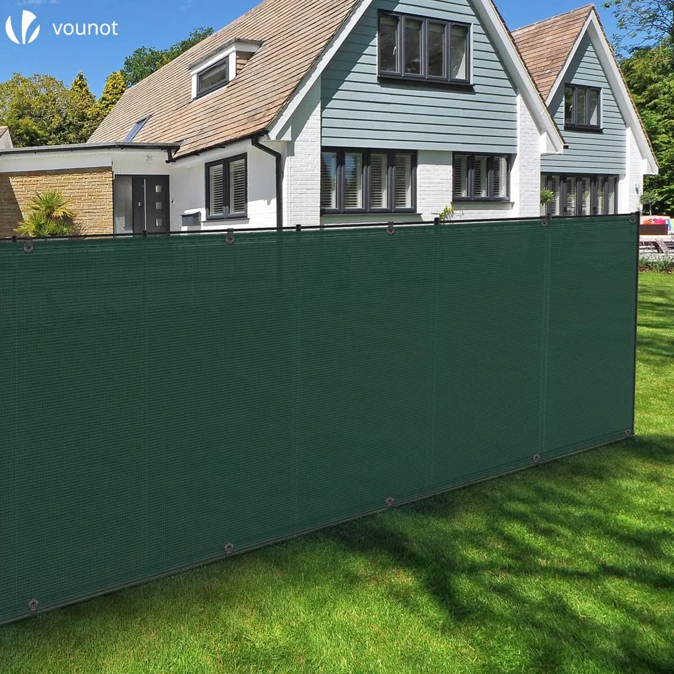 VOUNOT Malla Sombreo 1x10m 150 g/m² HDPE Protección UV Red Sombra Jardín Huerto Balcón Verde
