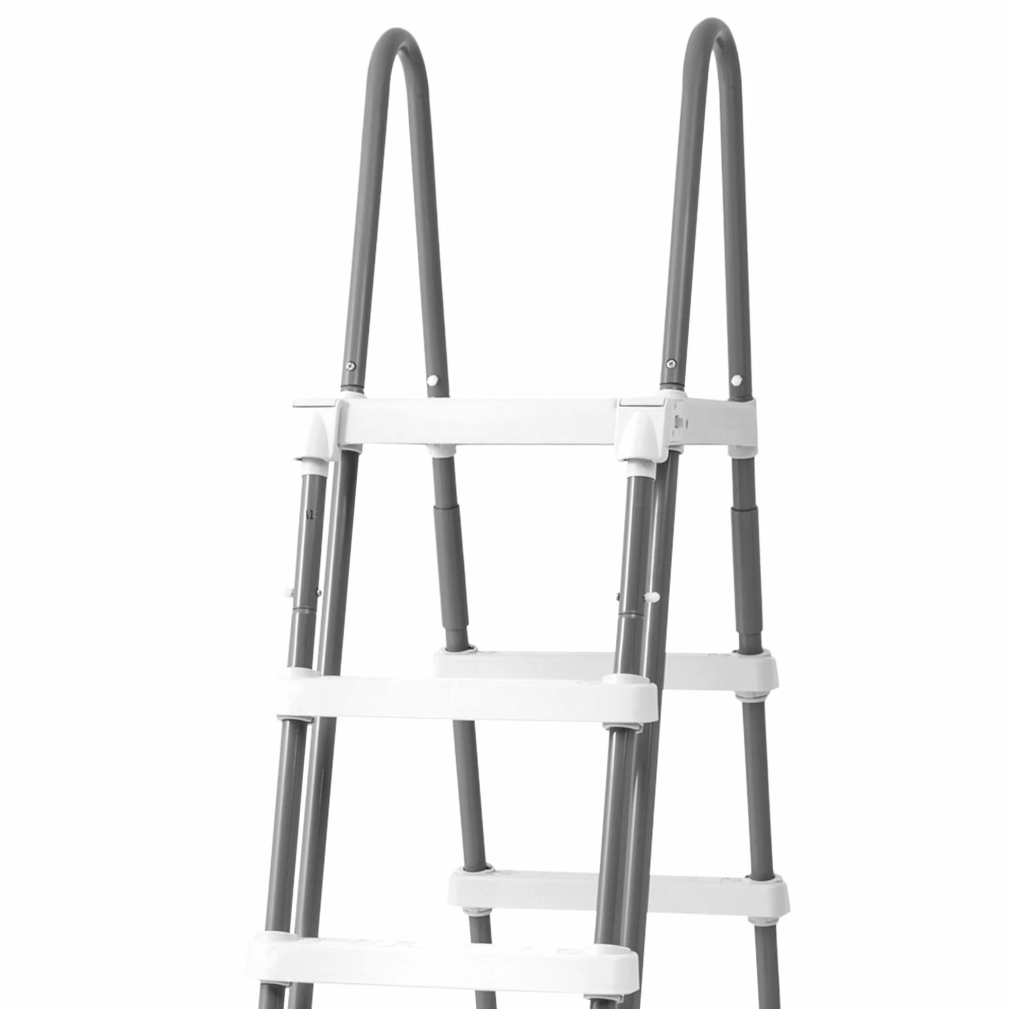 Intex Escalera Desmontable para Piscinas de 52 Pulgadas, Gris, 130x33x182 cm
