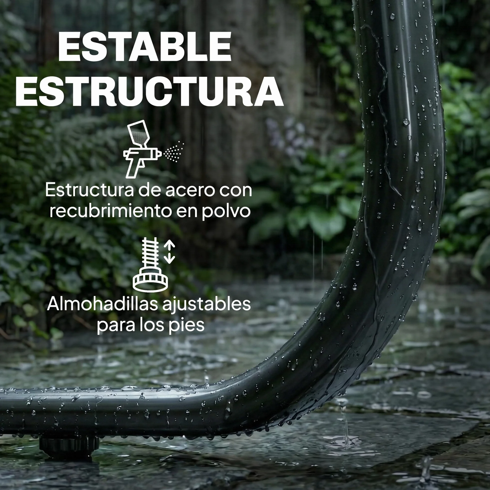 Outsunny Conjunto Jardín Exterior 4 Piezas Sofá 2 Plazas Sillones Mesa Vidrio Templado Textilene Acero Gris Oscuro