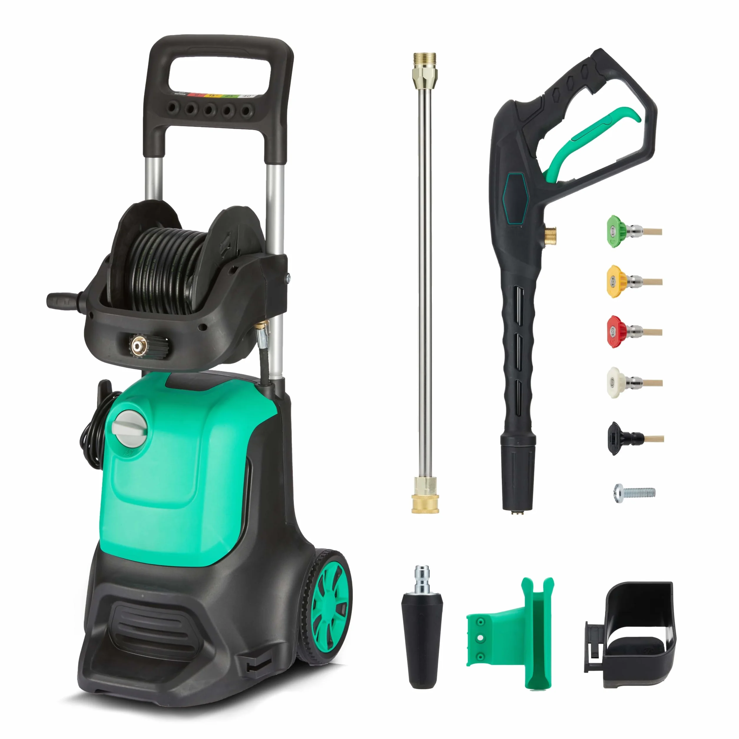 Amazon Basics Lavadora a Presión 2200 W 145 bar 500 l/h Verde