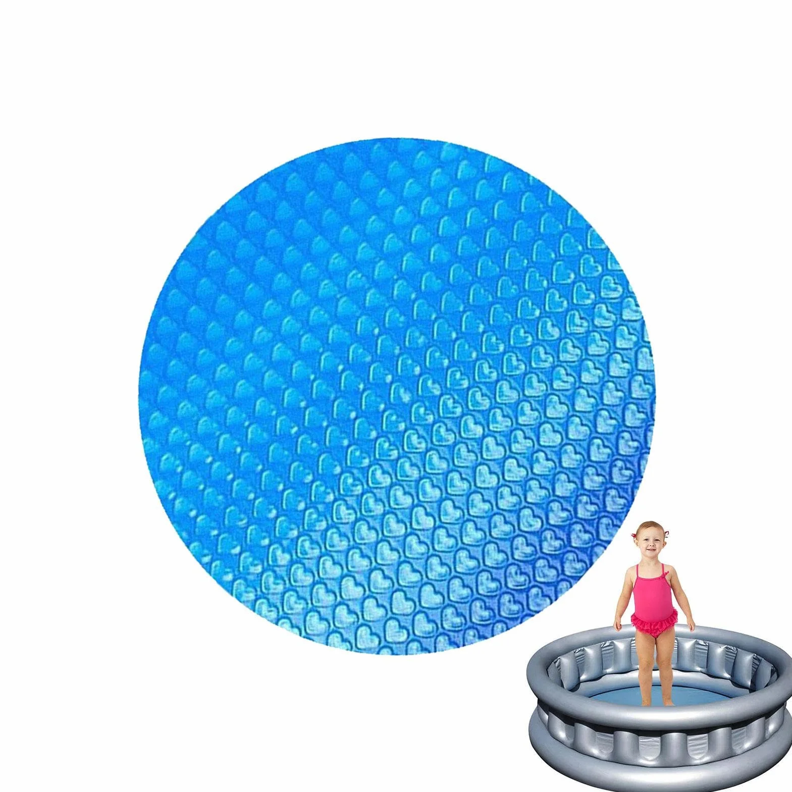 Cubierta Solar Piscina Manta Térmica 300 cm Flotante para Piscinas Enterradas