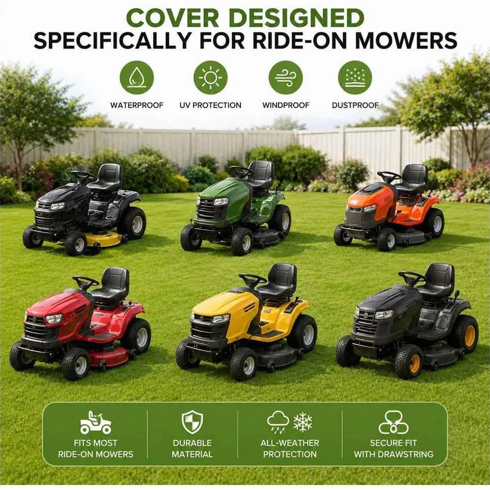 Funda Cortacésped para Greenworks Commercial Z 52 2024-2026 | Cubierta Impermeable Tejido Oxford 420D Protector de lluvia Polvo y Rayos UV Exterior