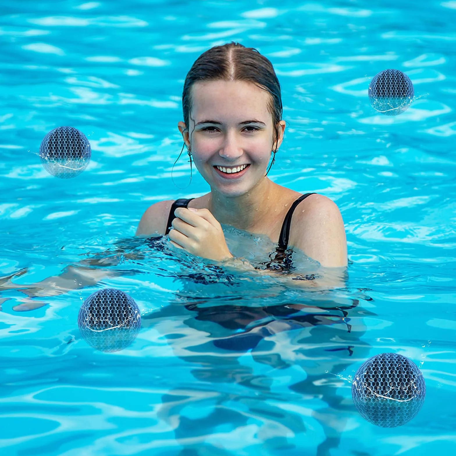 Absorbente de Espuma para Bañeras de Hidromasaje 7cm, Absorbente de Aceite Piscina Reutilizable, Filtro de Espuma para Piscina