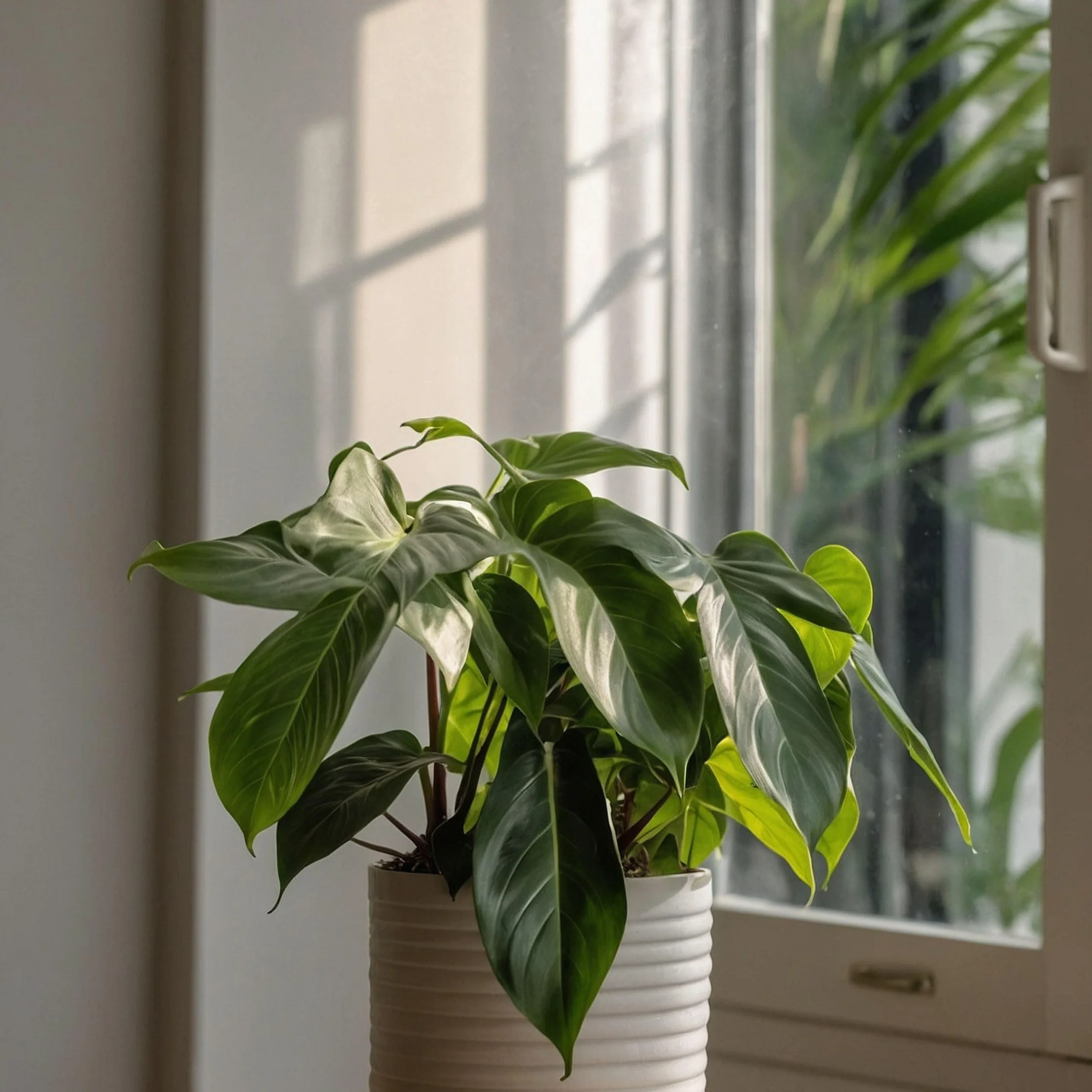 Philodendron Florida Green Planta Interior Purificadora Aire Maceta 12cm Altura 20-30cm