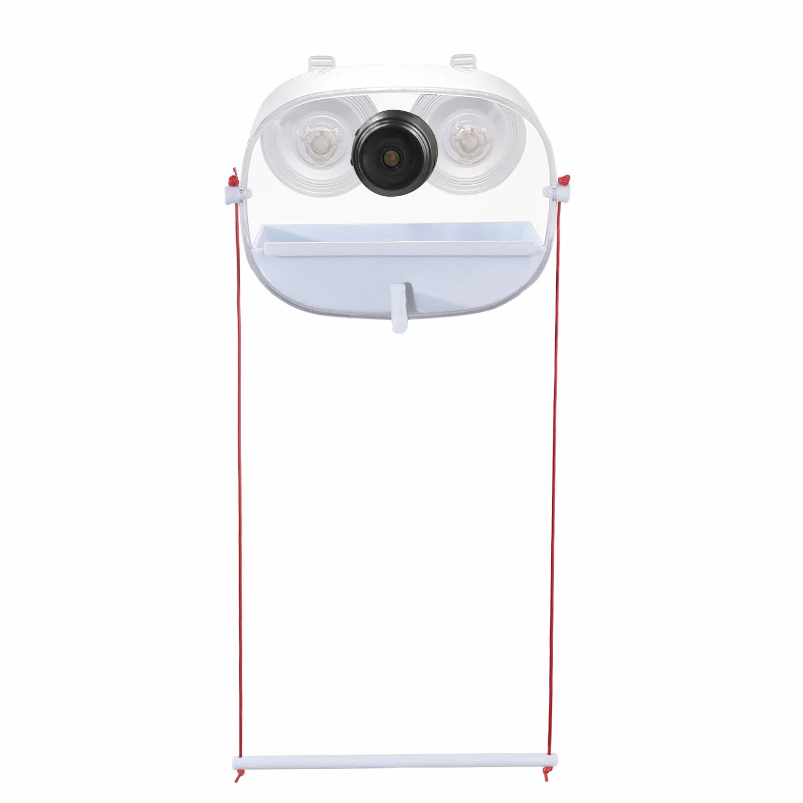 Comedero automático para pájaros de gran capacidad con temporizadores inteligentes espirales ventosa para decoración de jardín/jardín Comedero automático para pájaros