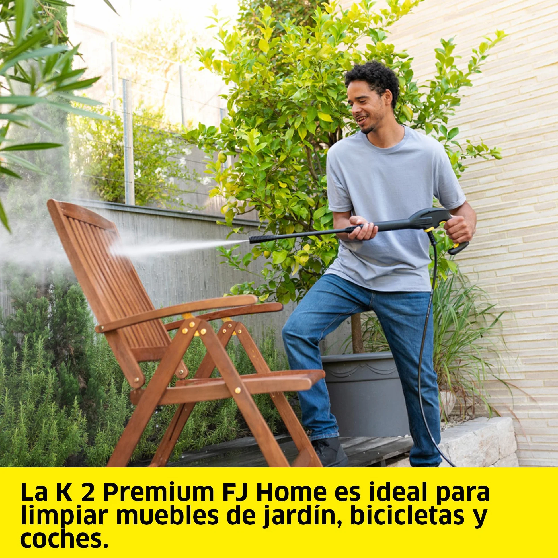 Kärcher Hidrolimpiadora K 2 Premium FJ, 110 Bar, 360 l/h, 20 m²/h, Filtro de Agua, 4,2 kg