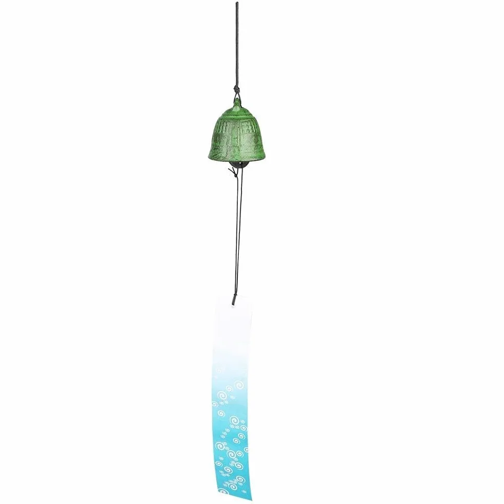Campanas de Viento Estilo Japonés Furin Nambu Hierro Fundido Feng Shui para Exterior Interior