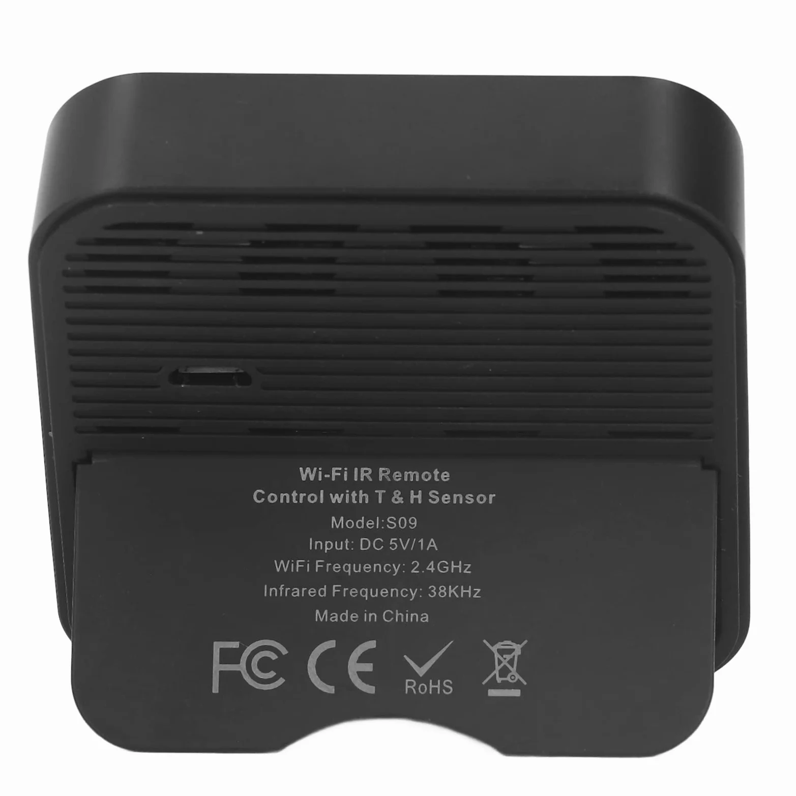 Termómetro higrómetro inteligente WIFI con control remoto por infrarrojos y pantalla LCD, medidor de temperatura y humedad compatible con Smart Life y Tuya APP, DC 5V, 2.4GHz WIFI