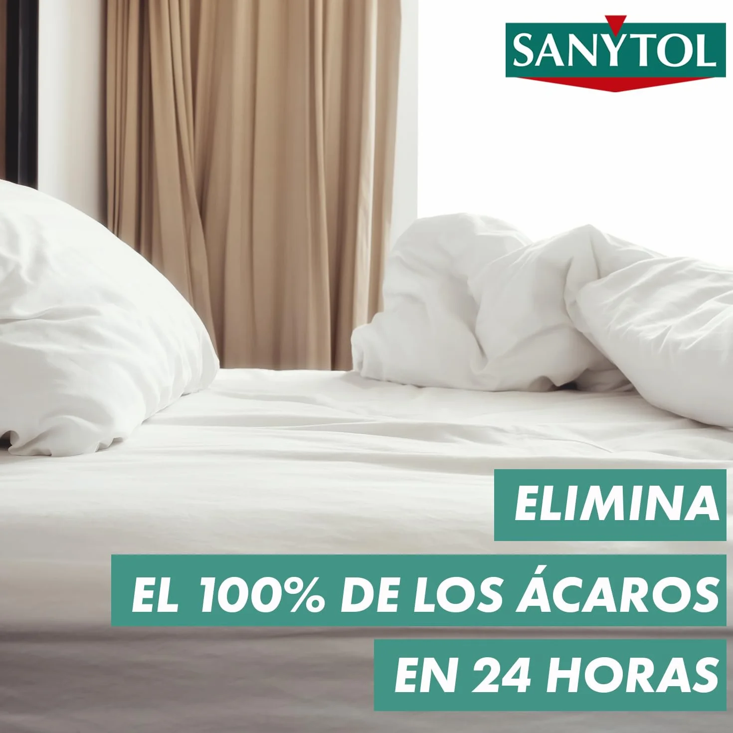 Sanytol Spray Antiácaros Mata Ácaros y Chinches 3 x 300 ml para Colchón Sofás Alfombras