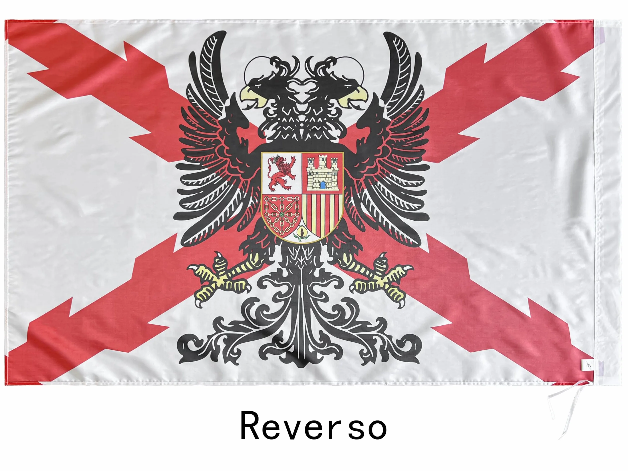 Durabol Bandera Cruz de Borgoña 150 x 90 cm Satén Brillante