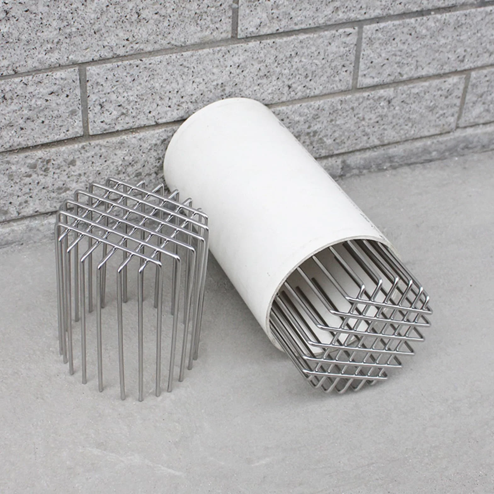 Protector de Bajante, Filtro Flexible de Acero Inoxidable, Rejilla Techo y Desagüe para Escombros
